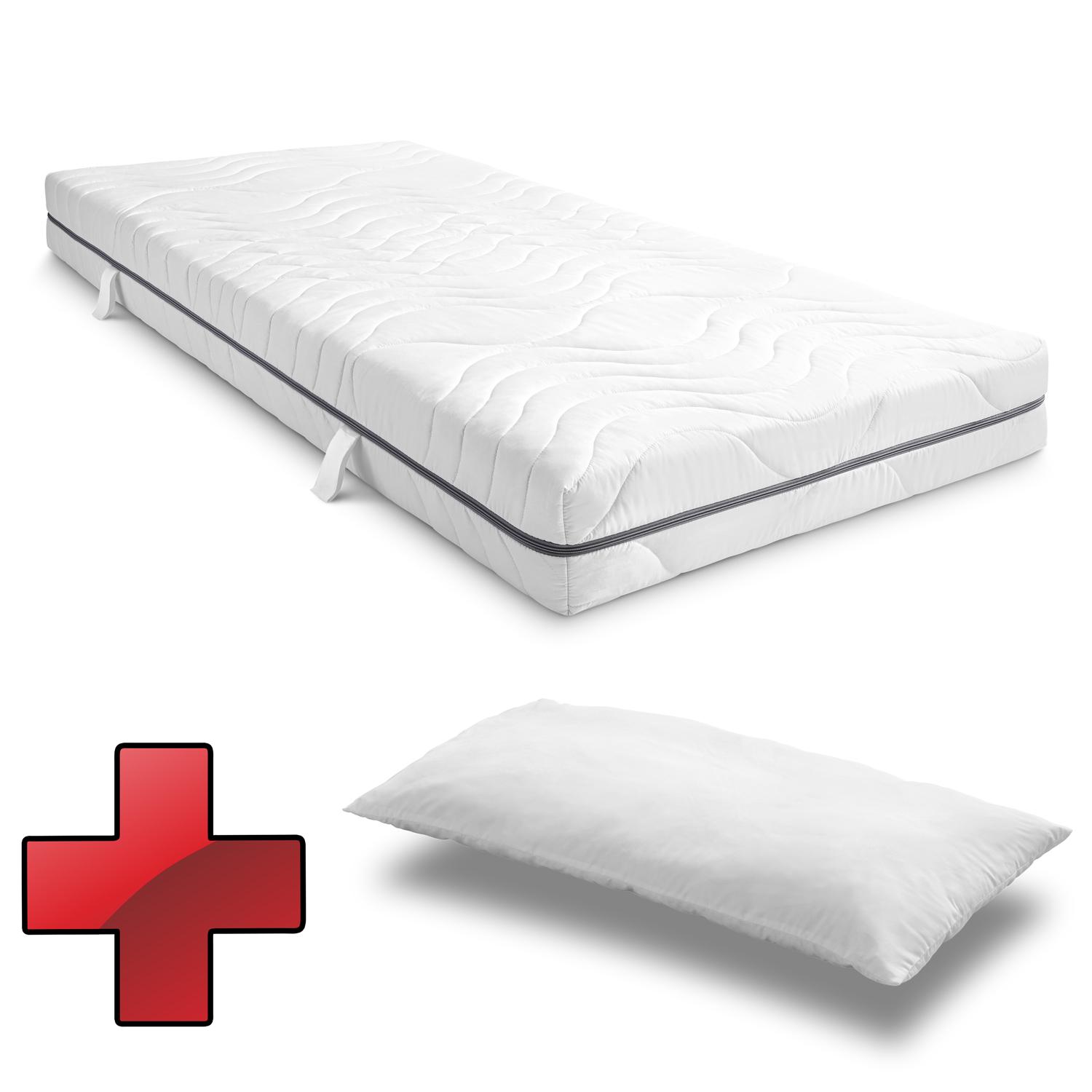 Sleezzz® Smart mattress 90x200 cm + CloudComfort Basic microfiber pillow 40 x 80 cm Sleezzz® Smart mattress 90x200 cm + CloudComfort Basic microfiber pillow 40 x 80 cm