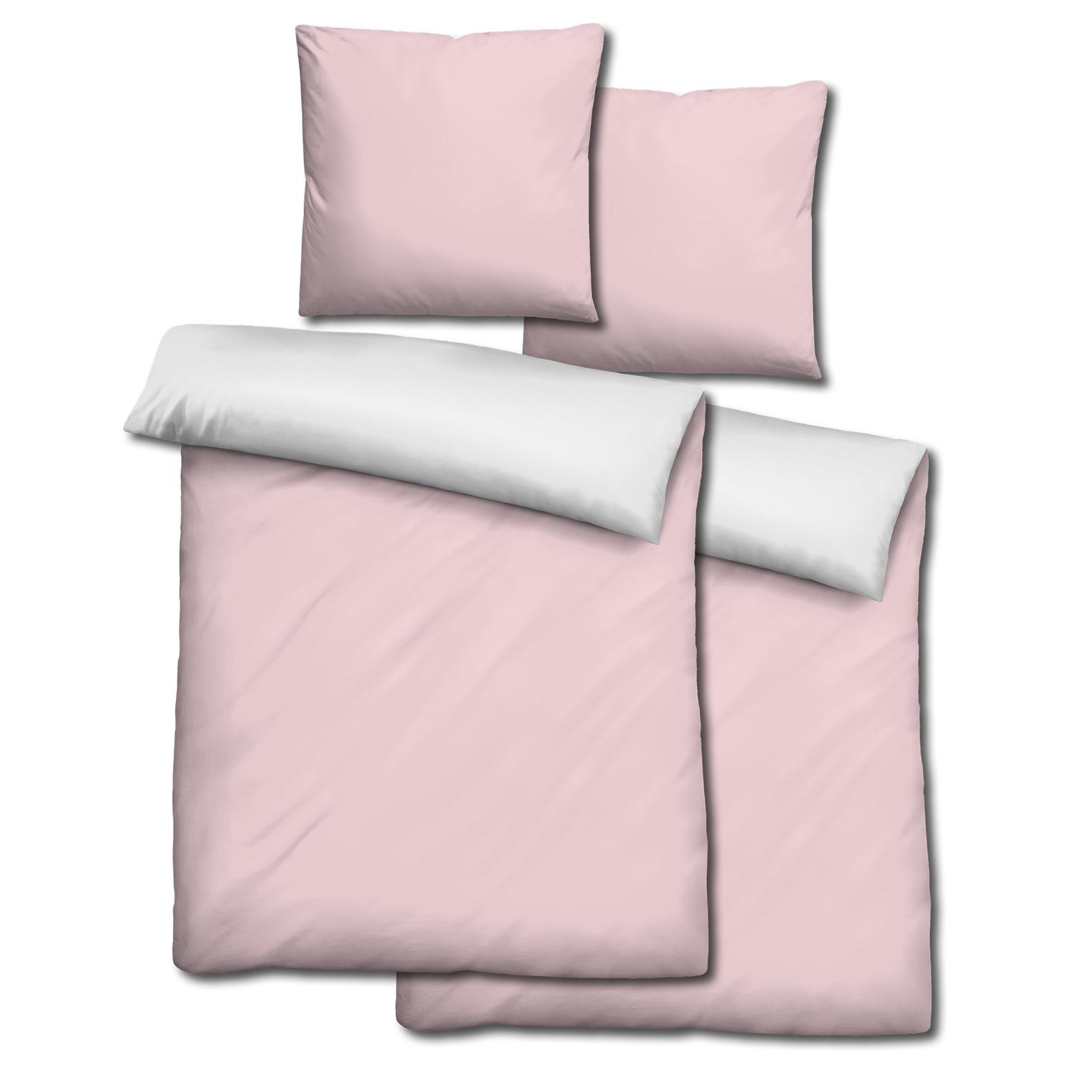 Double pack Castell microfiber satin bed linen 155 x 220 cm + 80 x 80 cm