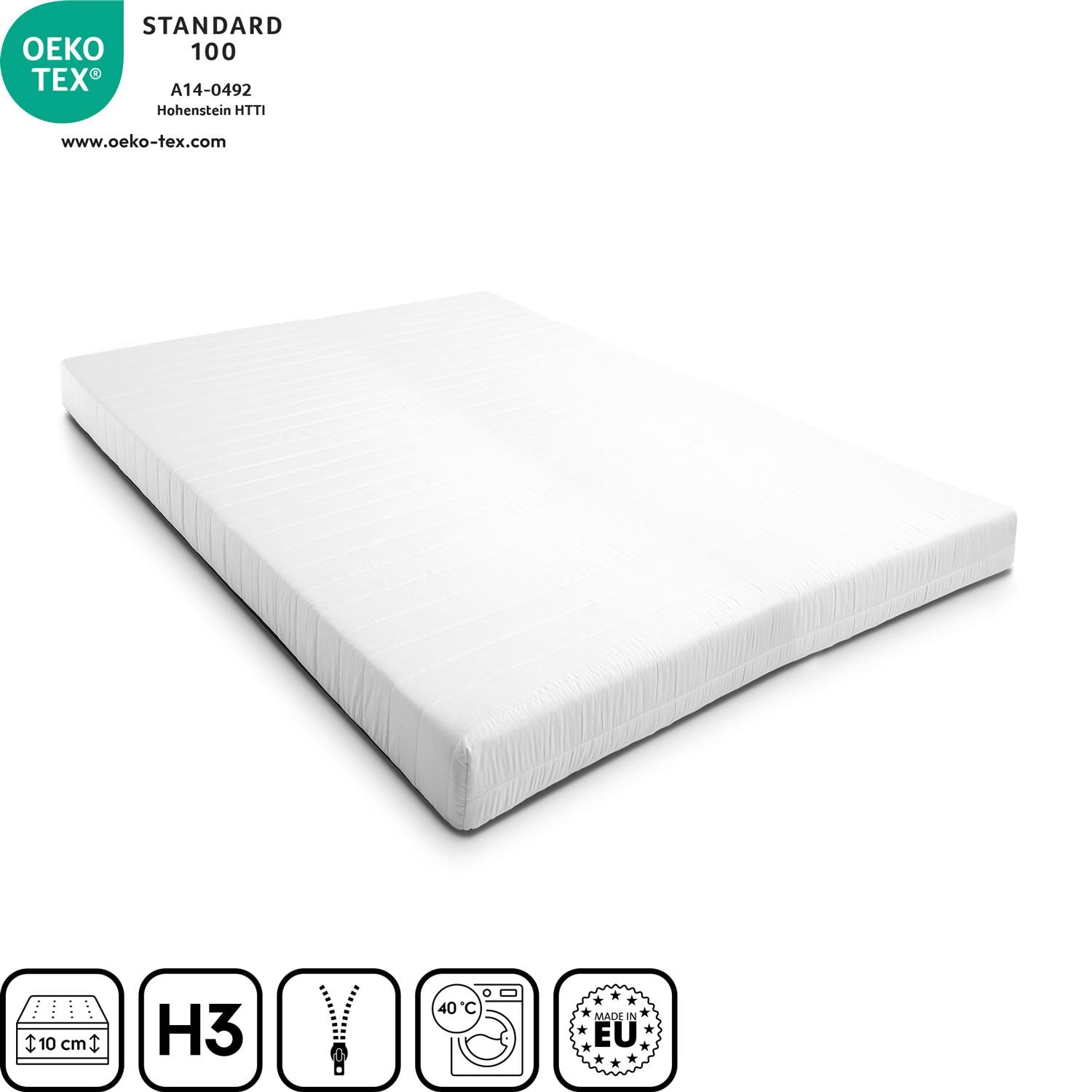 Features as icons – K10 Mattress / Topper 140 x 200 cm H3
