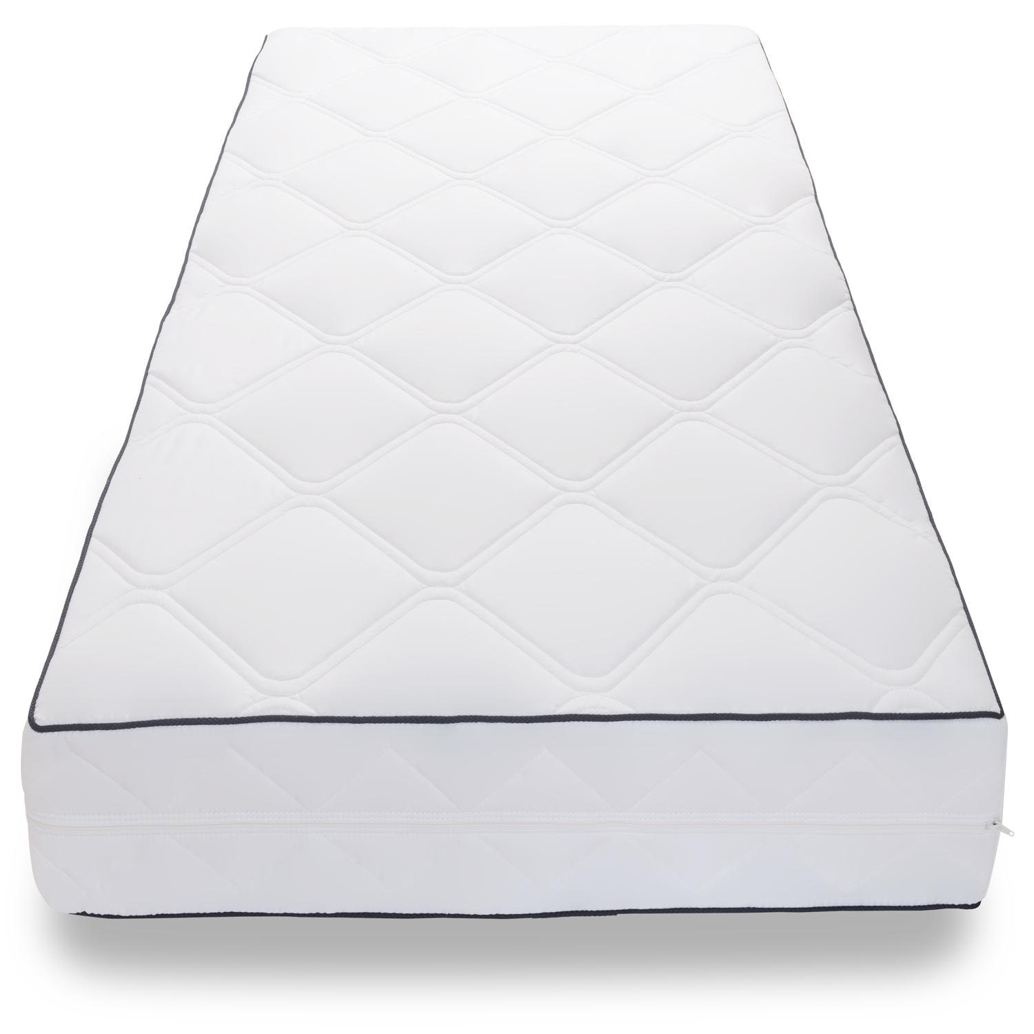 7-zone Sleezzz Superior mattress 90 x 200 cm, height 21 cm, firmness level H3/H4 + mattress topper / mattress topper 90 x 200 cm
