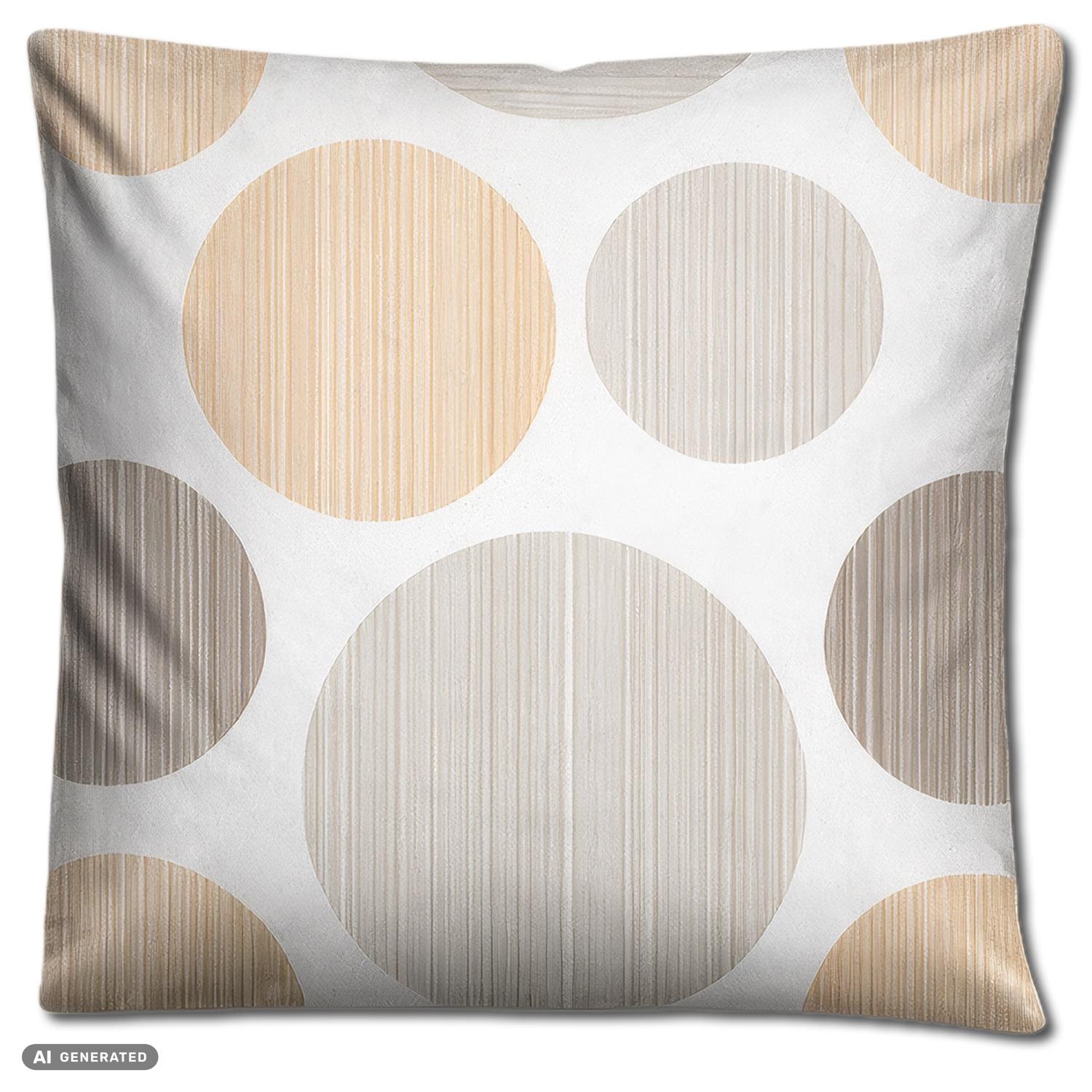 CloudComfort Renforcé Bettwäsche gelbe Kreise 135 x 200 + 80 x 80 cm