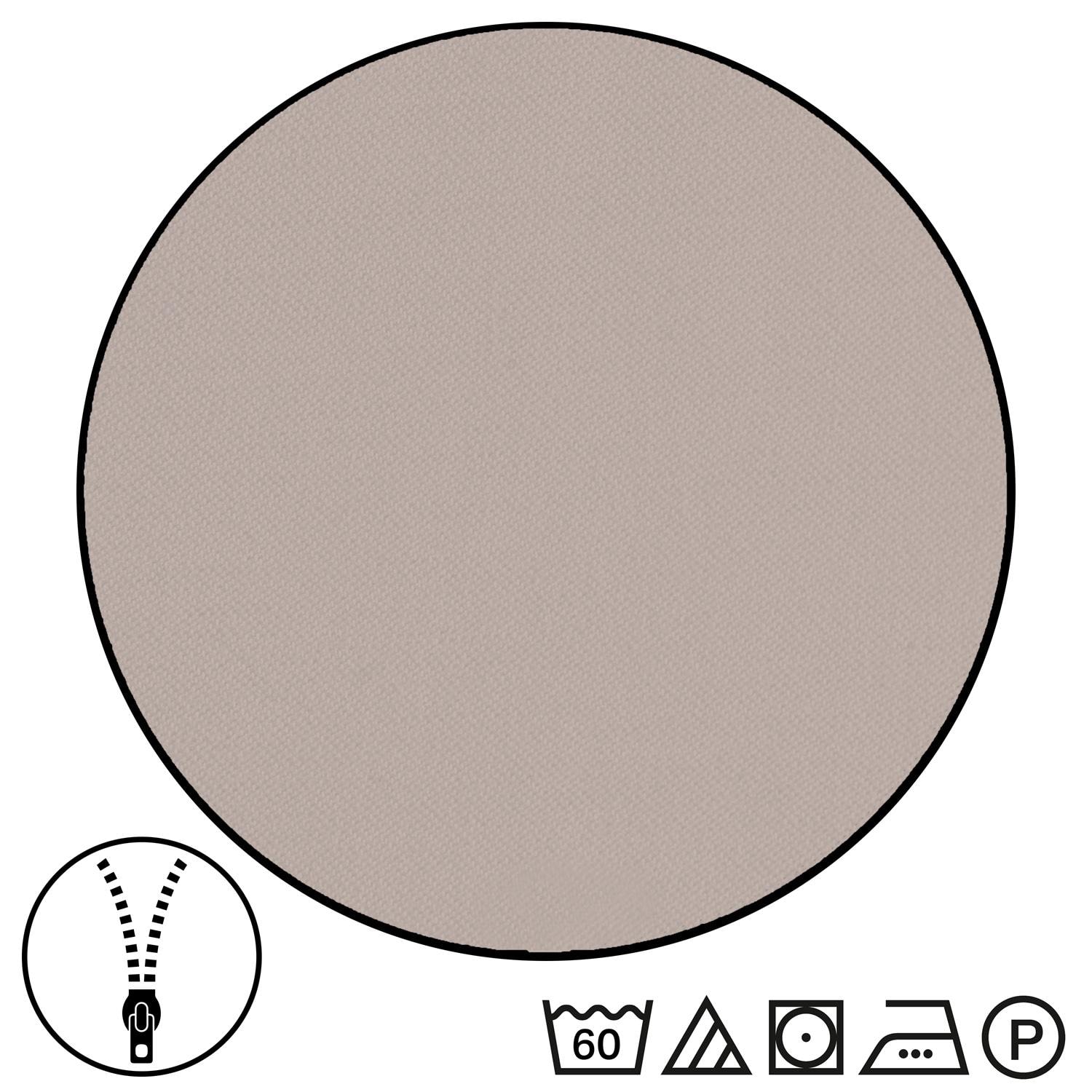 Sleezzz® Renforcé reversible bed linen beige/white 135 x 200 + 80 x 80 cm