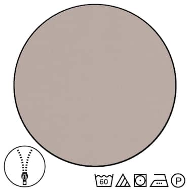 Sleezzz® Renforcé Wendebettwäsche beige/weiß 135 x 200 + 80 x 80 cm