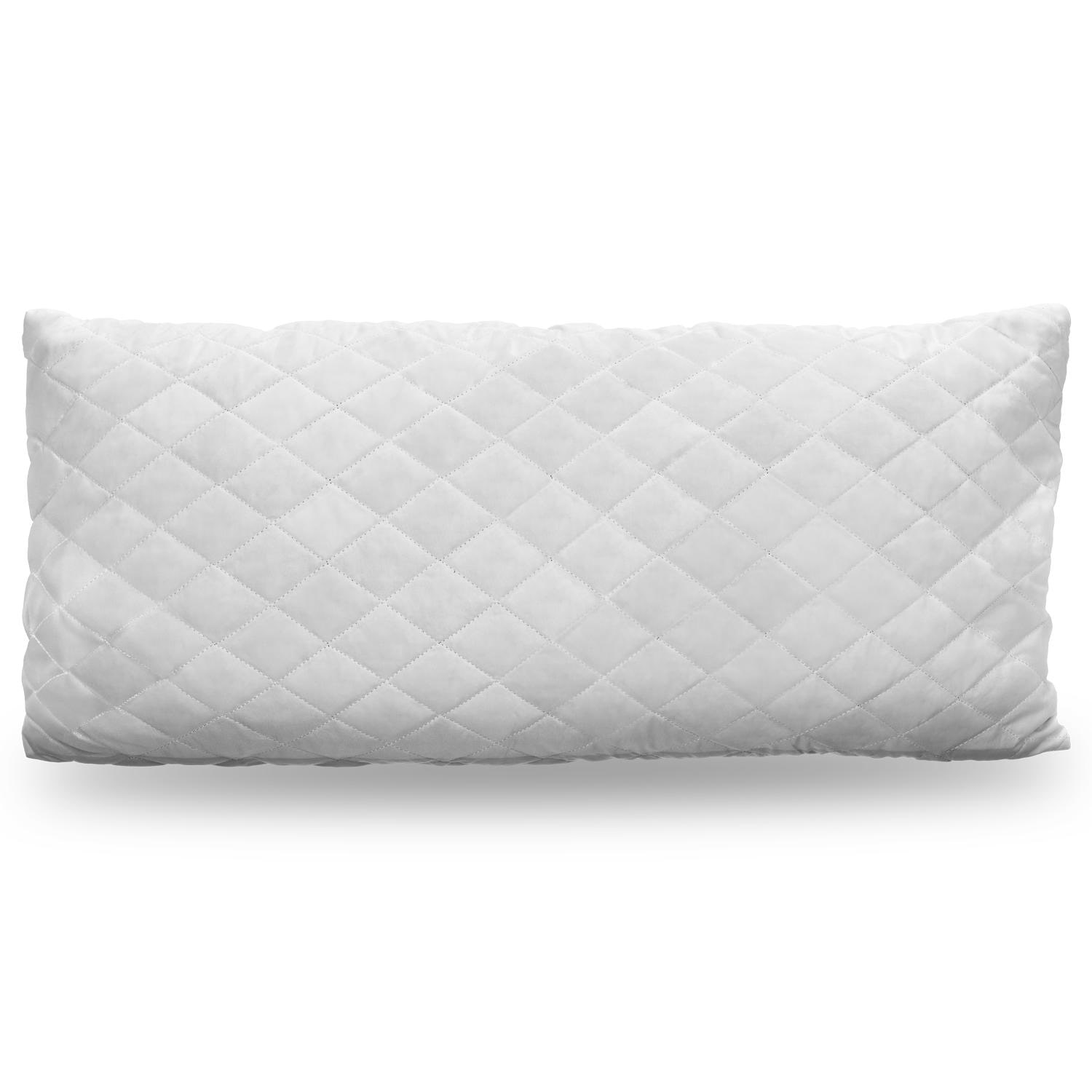 Ansicht – Supportho Premium Topper 120 x 200 cm H3 + CloudComfort Basic Gel-Flocken Kissen 40 x 80 cm