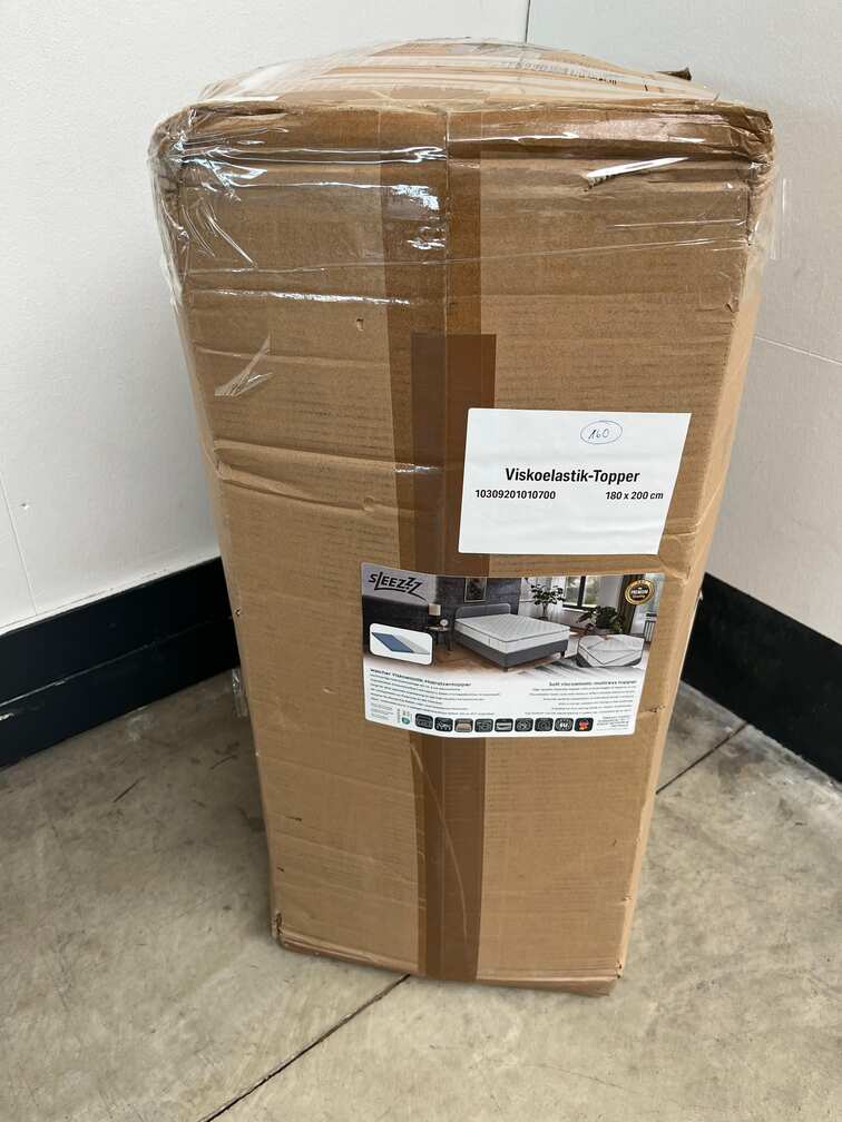 Online-Retoure Weicher viskoelastischer Matratzentopper 180 x 200 cm, Höhe 6 cm, mit Memory-Effekt