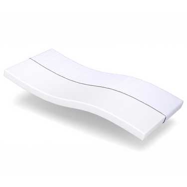 Komfortschaummatratze K10 80 x 200 cm, Höhe 10 cm, Härtegrad H3, Twin-Set
