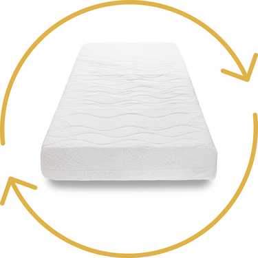 Ergonomische Kaltschaummatratze Supportho Dream 90 x 200 cm, Höhe 18 cm, Härtegrad H3/H4