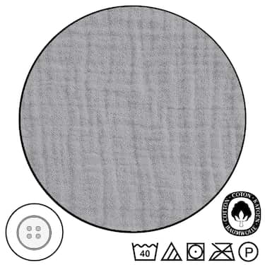 Dubbelpak Sleezzz® neteldoek grijs 155 x 220 cm + 80 x 80 cm