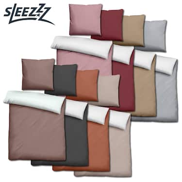 Confezione a sorpresa con 4 pezzi di biancheria da letto in cotone 135 x 200 + 80 x 80 cm