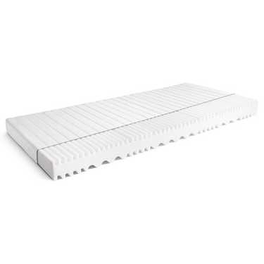 Cold foam mattress K16 90 x 190 cm, height 16 cm, firmness level H2/H3 + CloudComfort Basic gel-flake pillow 40 x 80 cm free of charge