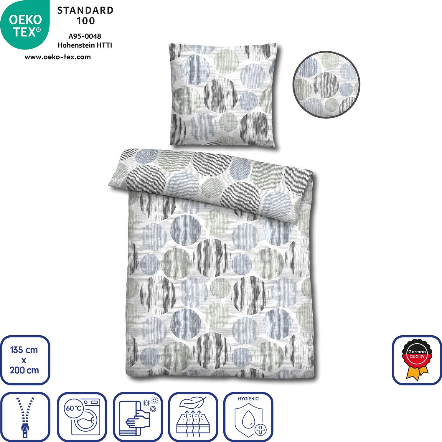 Eigenschaften als Symbole – CloudComfort Basic Mikrofaser Bettwäsche Herzen 135 x 200 + 80 x 80 cm