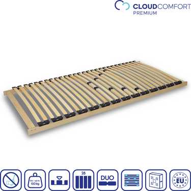 Cadru pliabil cu lamele 100 x 200 CloudComfort