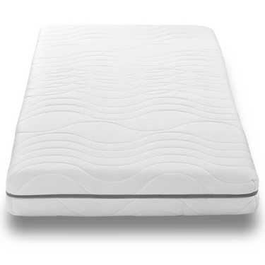 Matelas viscoélastique 7 zones Sleezzz Smart 100 x 200 cm, hauteur 18 cm, degré de fermeté H3 avec mousse à mémoire de forme Air