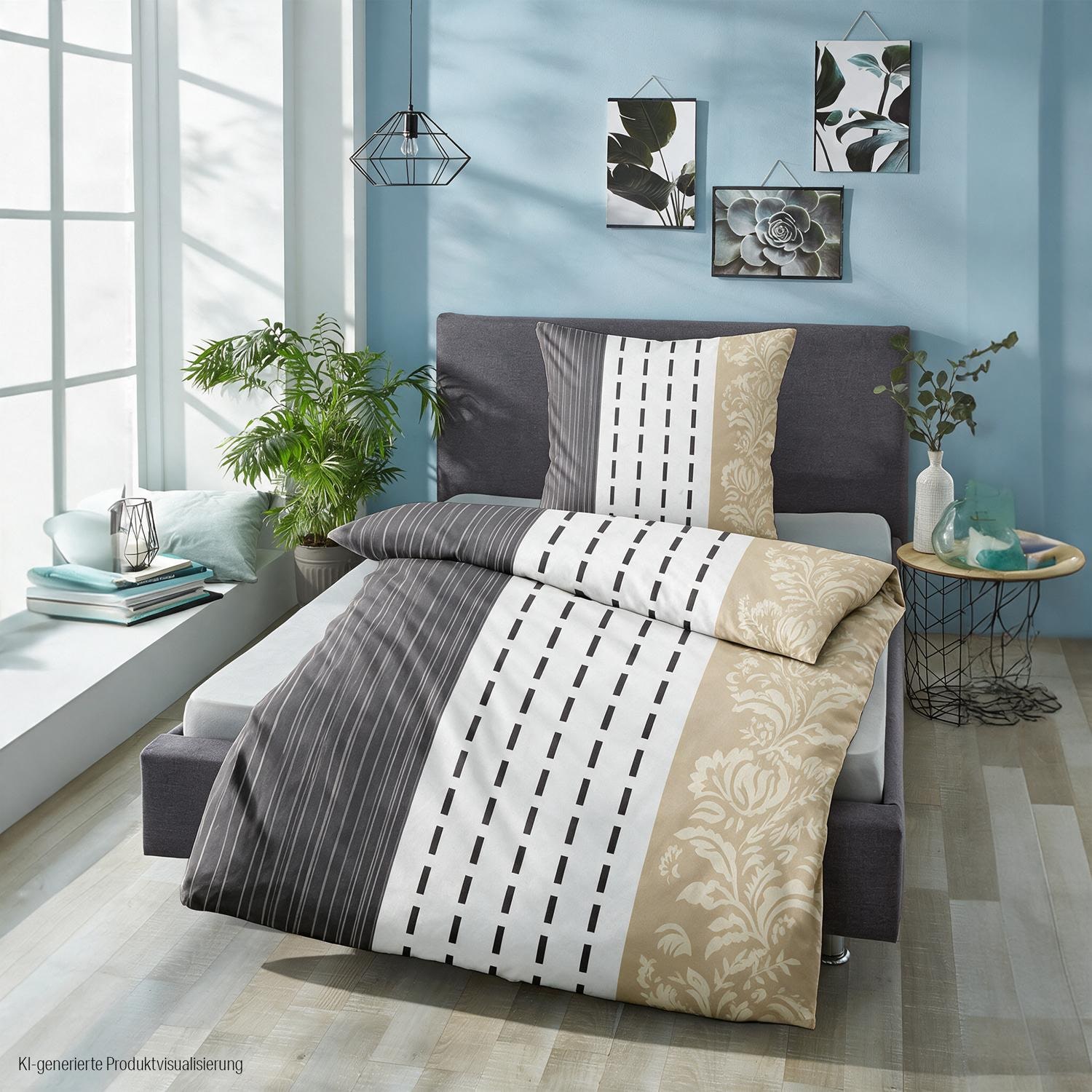 Cloud Comfort Mako-Satin Bettwäsche 135 x 200 cm + 80 x 80 cm