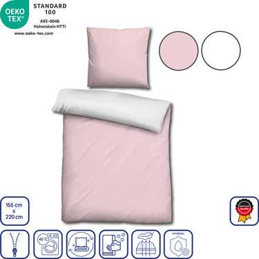 Castell microfiber satin bed linen 155 x 220 cm + 80 x 80 cm