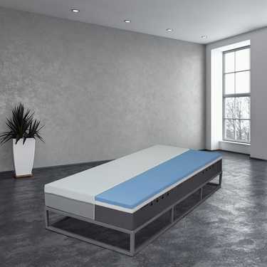Viskoelastik-Matratze Sleezzz Premium 140 x 200 cm, Höhe 20 cm, Härtegrad H2/H3, mit Wendegriffen