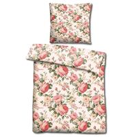 CloudComfort Basic Mikrofaser Bettwäsche Camelie 135 x 200 + 80 x 80 cm