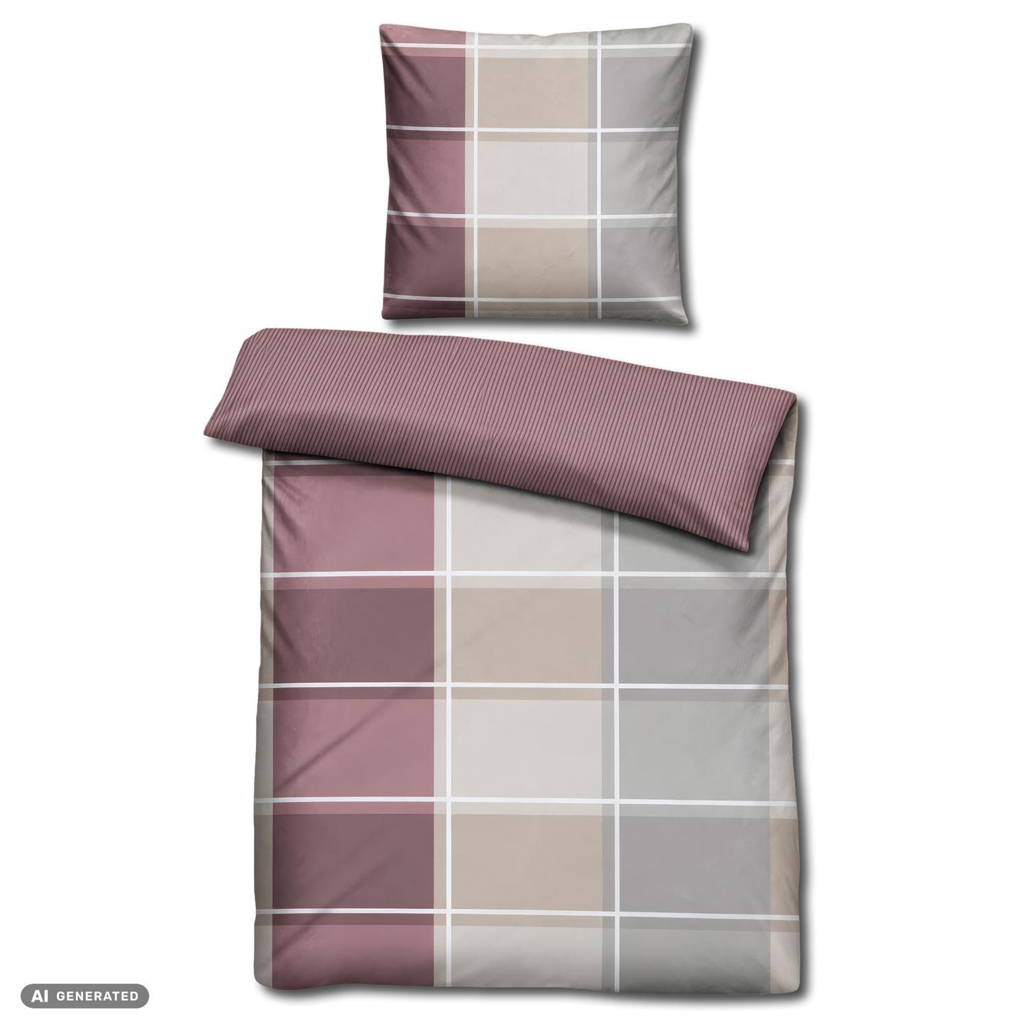 Mikrokiust satiinist voodipesu kaheosaline komplekt 140 x 200 cm + 70 x 90 cm