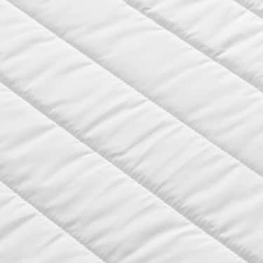 Komfortskummadrass K10 90 x 200 cm, höjd 10 cm, fasthetsnivå H3 + CloudComfort Basic bäddset i mikrofiber 135 x 200 cm + 80 x 80 cm