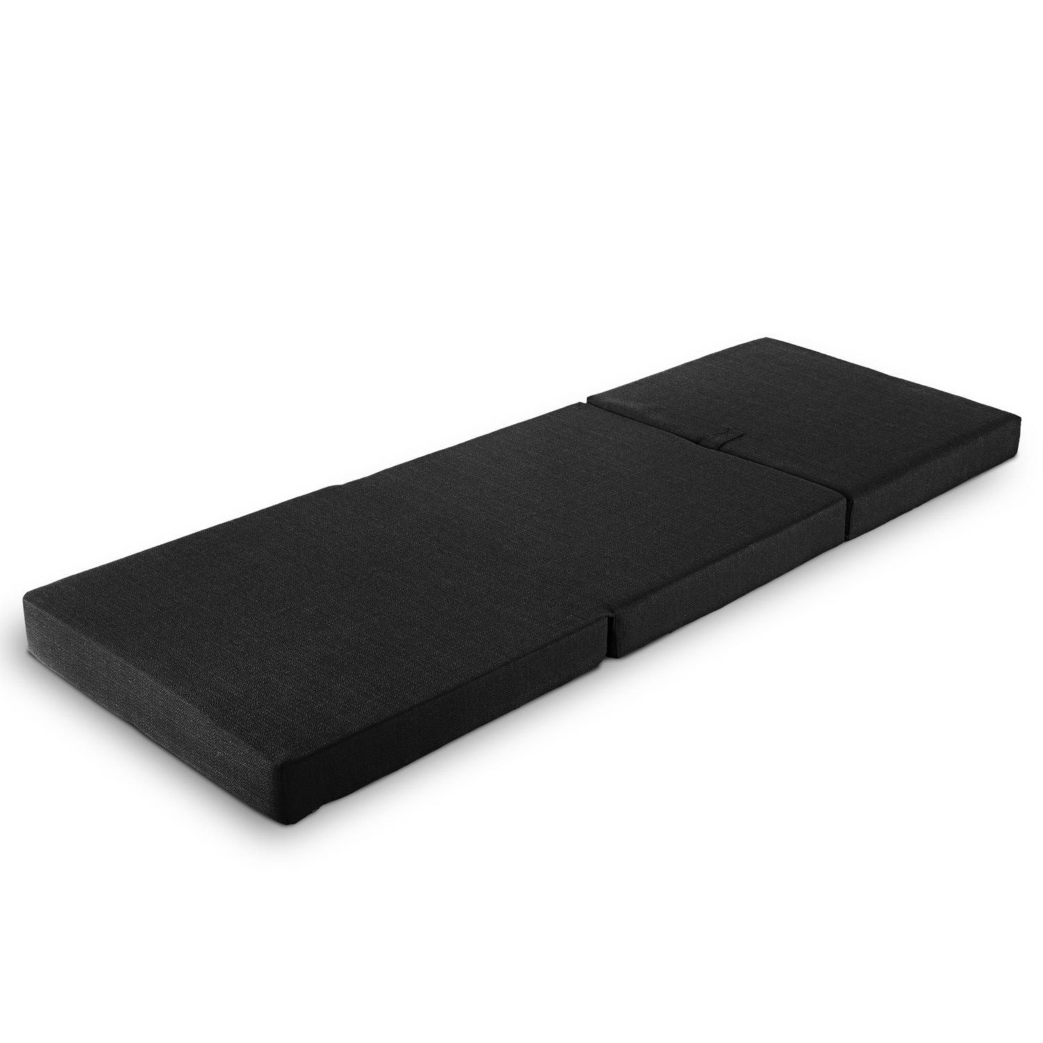 View – CloudComfort Premium folding mattress 70 x 195 cm black
