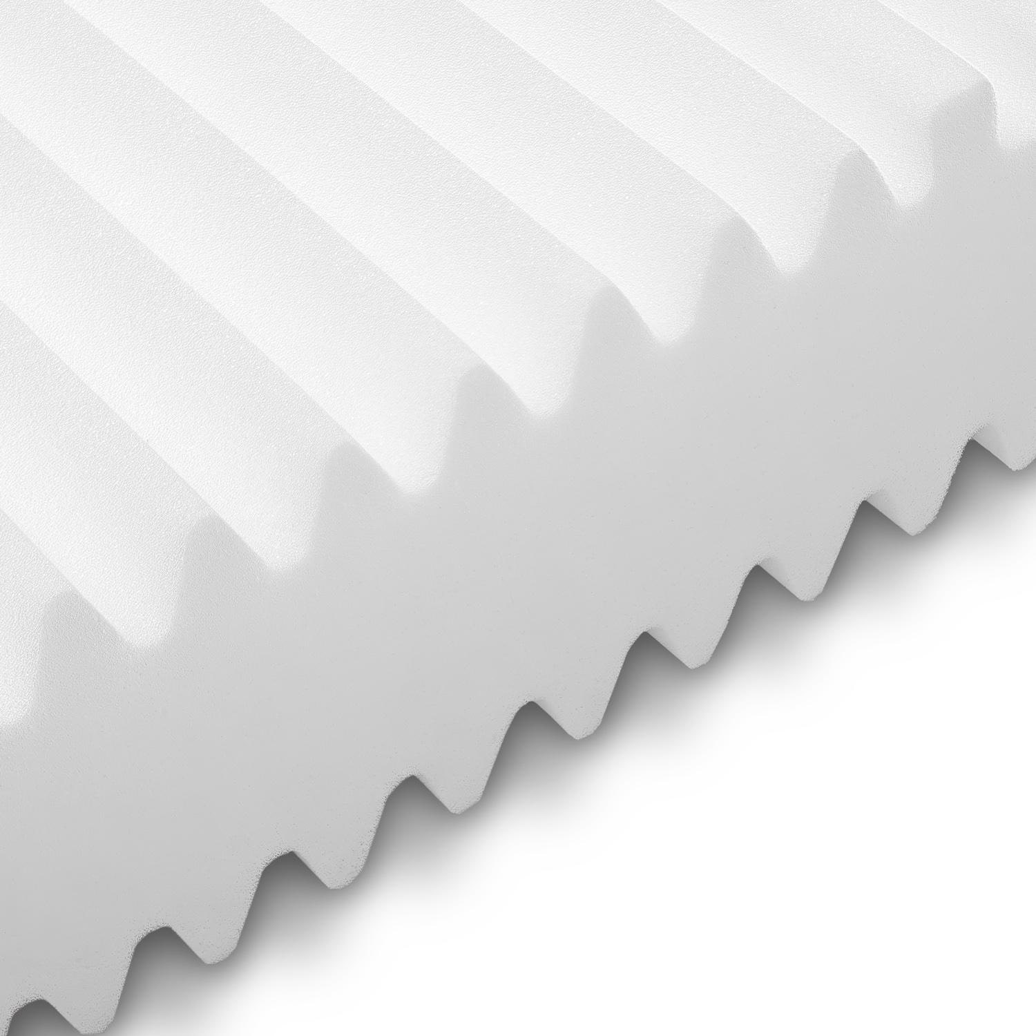 CubeSleep DUOKERN Materasso 140x200 Cm – Due Durezze H2/H3 – Schiuma Fredda Made In Germany – Ipoallergenico