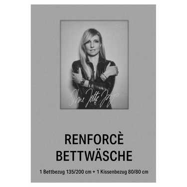 Double pack of JETTE Renforcé bed linen 135 x 200 cm + 80 x 80 cm