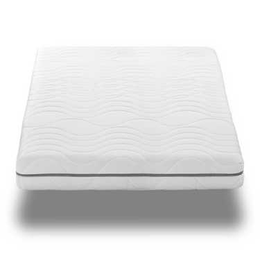 Materasso viscoelastico a 7 zone Sleezzz Smart 140 x 200 cm, altezza 18 cm, livello di rigidità H3 con schiuma a memoria d'aria