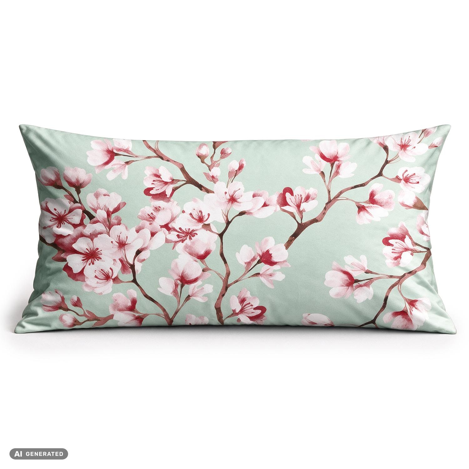 CloudComfort Basic Baumwoll Kissenbezug Mint 2er-Set 40 x 80 cm