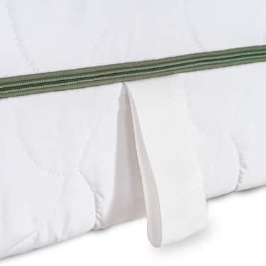 7-zone pocket spring mattress Sleezzz Smart 90 x 200 cm, height 21 cm, firmness level H2/H3 + CloudComfort Basic microfiber bed set 135 x 200 cm + 80 x 80 cm