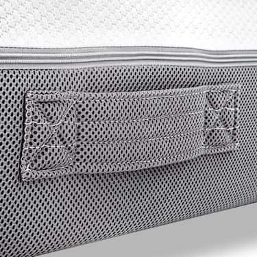 Sleezzz Premium viscoelastic mattress 90 x 200 cm, height 20 cm, firmness level H2/H3, with reversible handles + mattress topper / mattress topper 90 x 200 cm