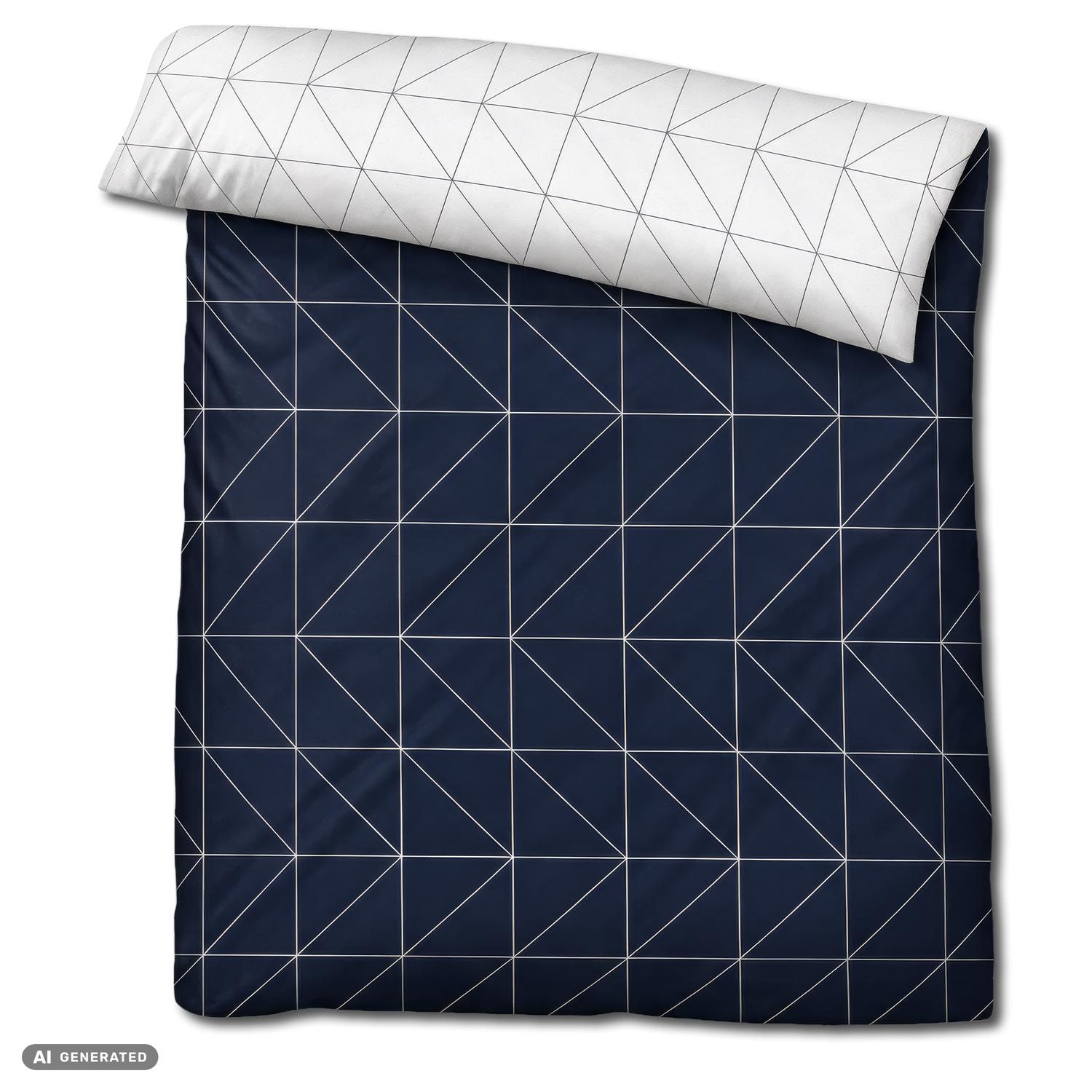 Baumwoll-Satin Bettwäsche 140 x 200 cm + 70 x 90 cm