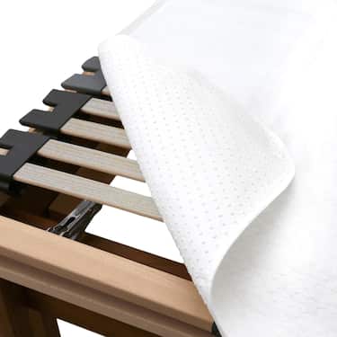 Nubbed mattress protector Slatted frame support Mattress base 90 x 190 cm