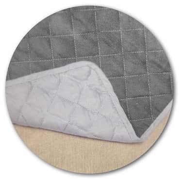 Sofaschoner Einsitzer / Sessel grau / anthrazit 50 x 191 cm + 2 x 50 x 55 cm 