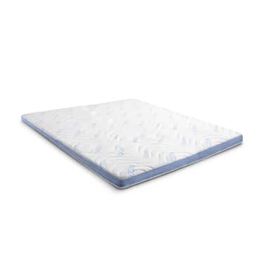 Cold foam topper CloudComfort Cool 180 x 200 cm H2/H3, height 7 cm, firmness level H2/H3, 7-zone topper with summer and winter side