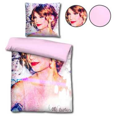 Castell microfiber reversible bed linen Taylor Swift by Sid Maurer 155 x 220 + 80 x 80 cm