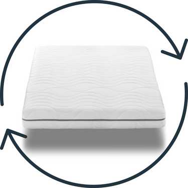 7-zone viscoelastic mattress Sleezzz Smart 180 x 200 cm, height 18 cm, firmness level H3 with air memory foam