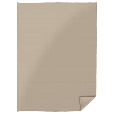 Baumwoll Waffelpiqué Decke beige 150 x 200 cm