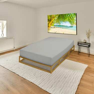 Pacote surpresa com 10 lençóis de jersey com elástico, 120 x 200 cm