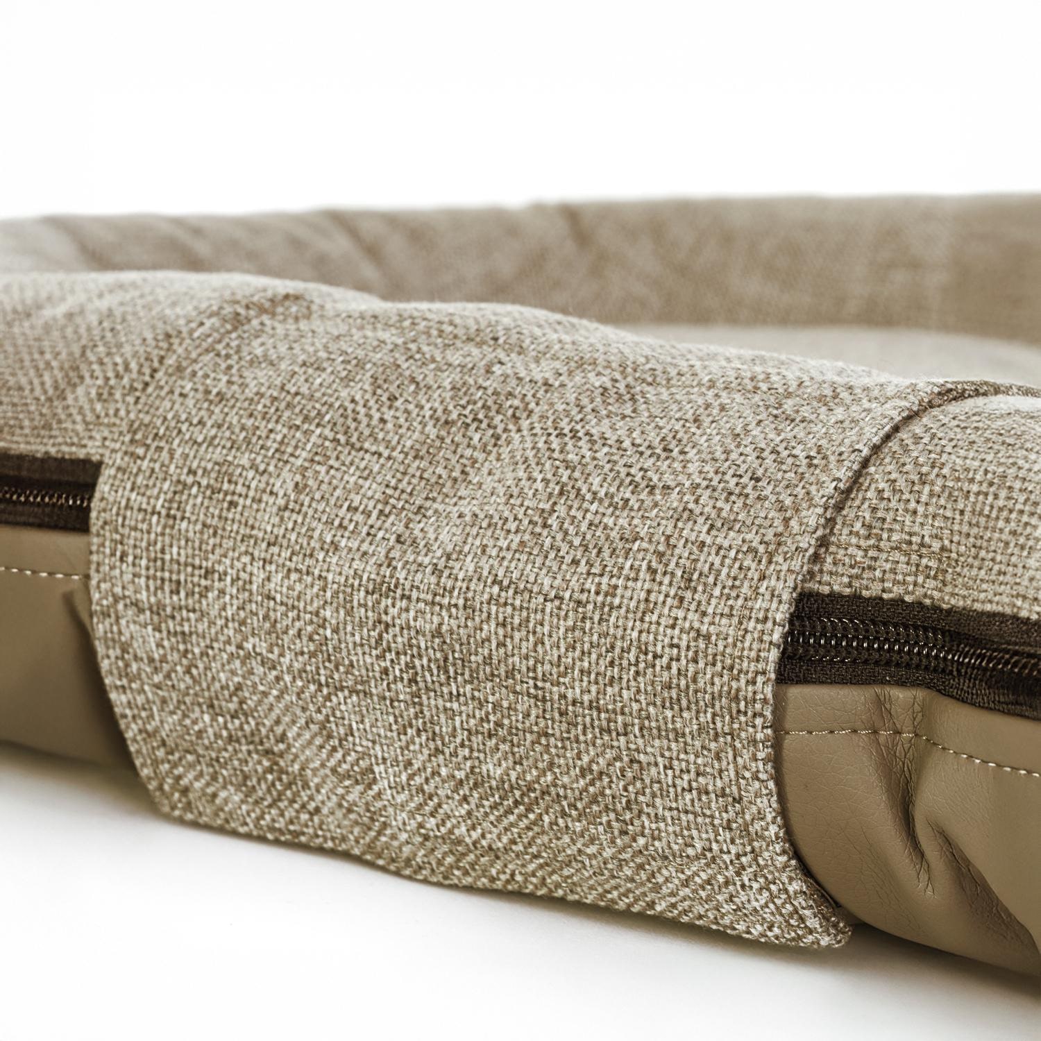 Cover in detail – Petzzz dog cushion Balou beige M 80 x 55 x 10 cm