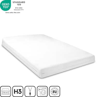 Classic comfort foam mattress / topper 90 x 200 cm H3