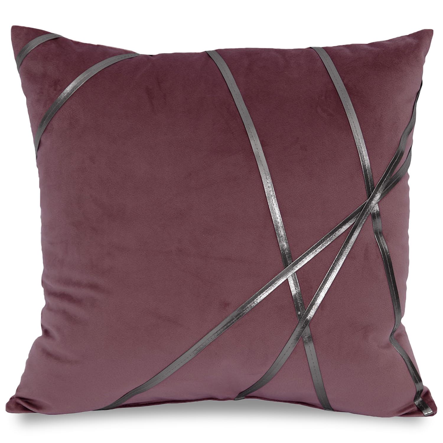 Decorative cushion ruby red 45 x 45 cm