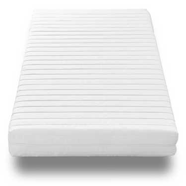 Cold foam mattress K16 90 x 190 cm, height 16 cm, firmness level H2/H3 + CloudComfort Basic gel-flake pillow 40 x 80 cm free of charge