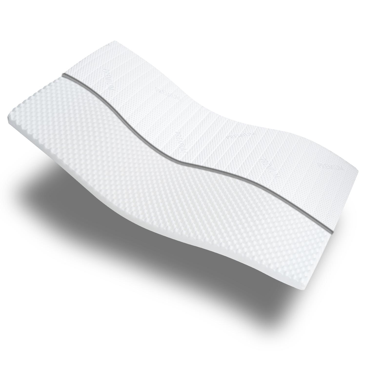 Construction and layers – Supportho Premium topper 100 x 200 cm H3 + CloudComfort Basic gel-flake pillow 40 x 80 cm