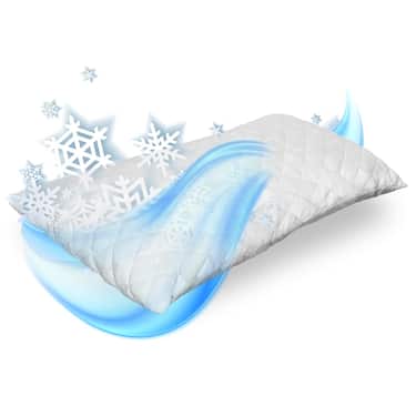 Colchão de espuma fria K16 160 x 200 cm, altura 16 cm, nível de firmeza H2/H3 + almofada de flocos de gel CloudComfort Basic 40 x 80 cm gratuita