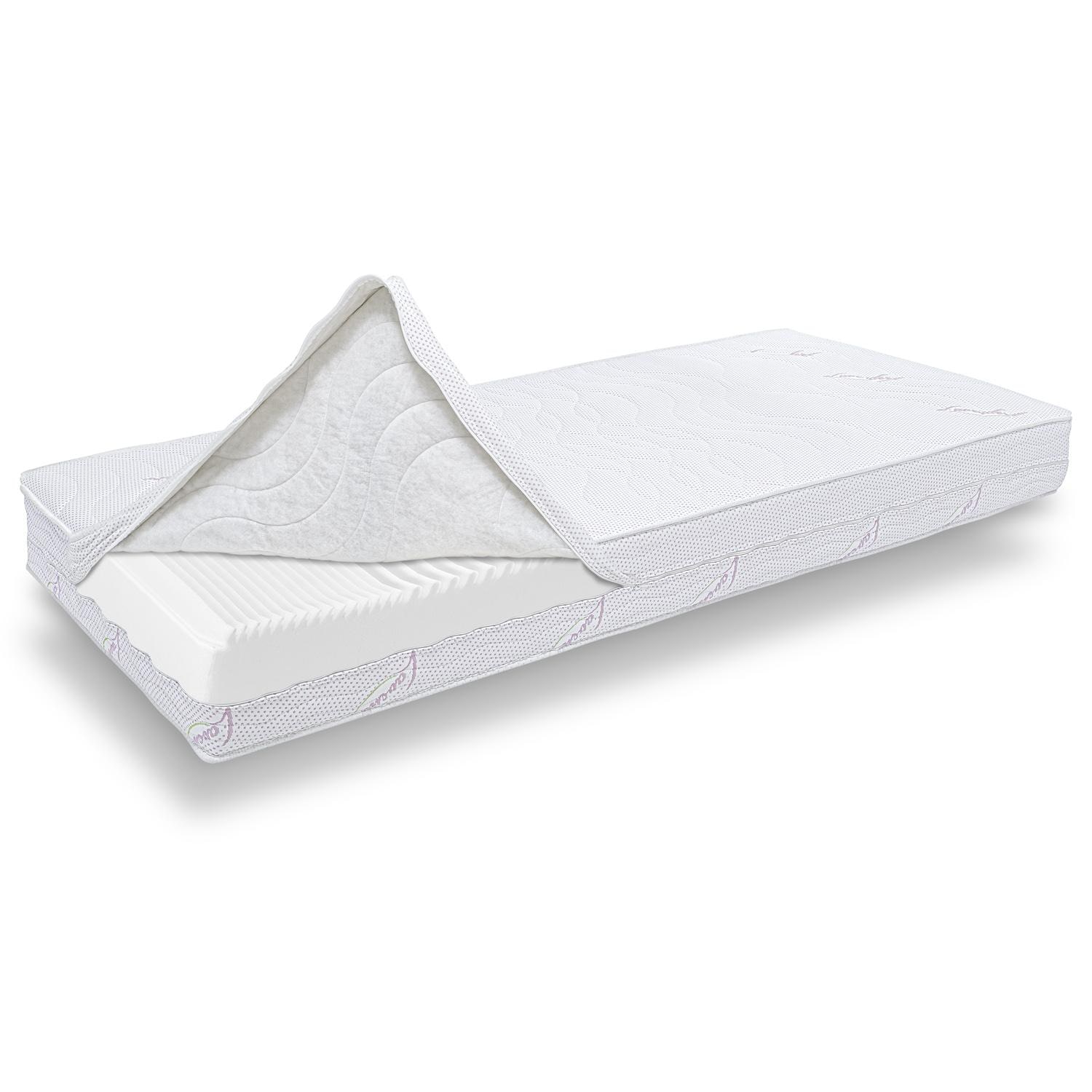 Ergonomic cold foam mattress Supportho Lavender 90 x 200 cm, height 18 cm, firmness level H2/H3