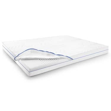 Εργονομικό στρώμα 160x200 cm 7 ζωνών Supportho Premium ύψος 18 cm, επίπεδο σκληρότητας H2/H3 + 2 x σετ κρεβατιού με μικροΐνες CloudComfort Basic 135 x 200 cm + 80 x 80 cm
