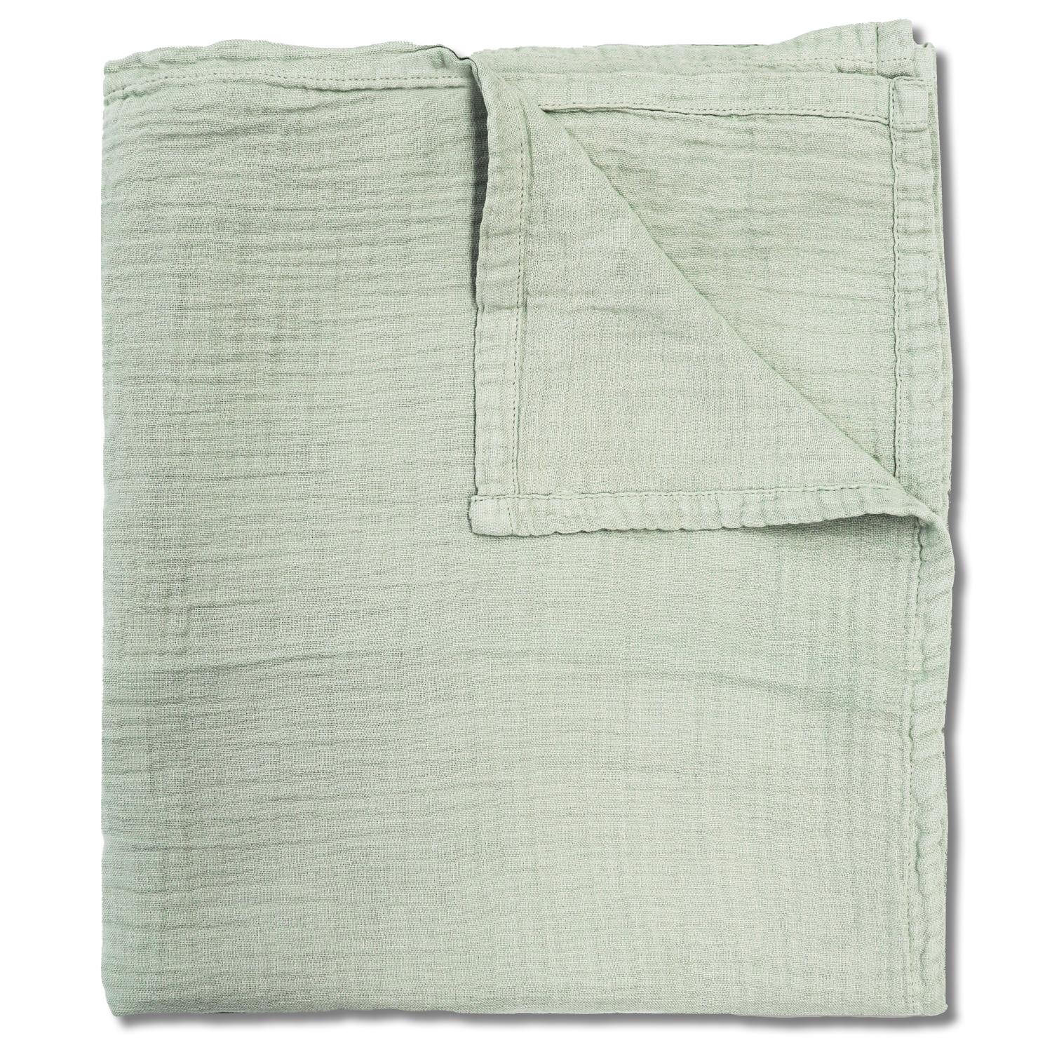 Sleezzz® muslin blanket green 150 x 200 cm