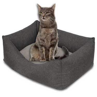 Petzzz cat and dog bed Felix S 60 x 40 x 17 cm with reversible inner cushion