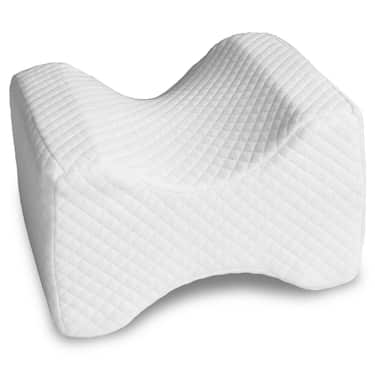 Ergonomisk knäkudde för sidosovare 24 x 20 x 15 cm med överdrag med kylande effekt