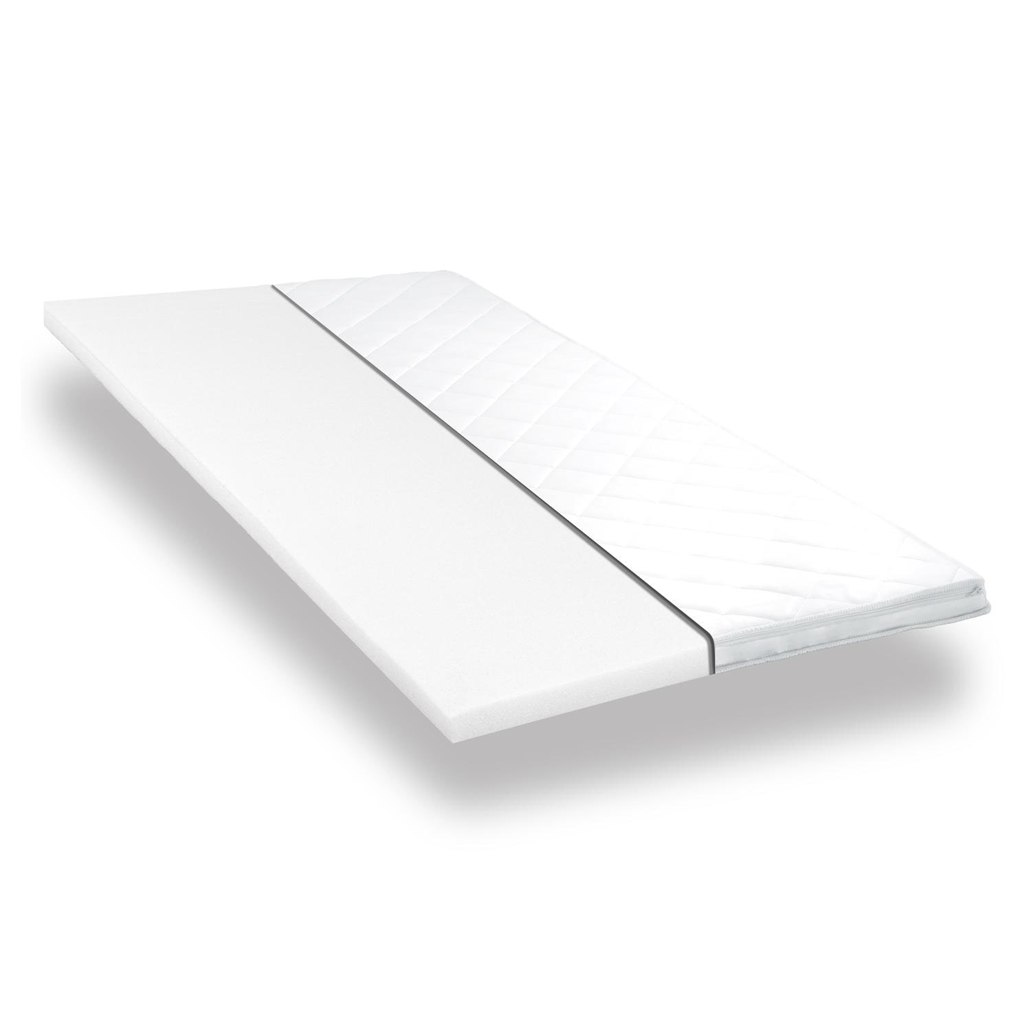 Comfort foam topper T6 90 x 200 cm, height 6 cm, firmness level H3